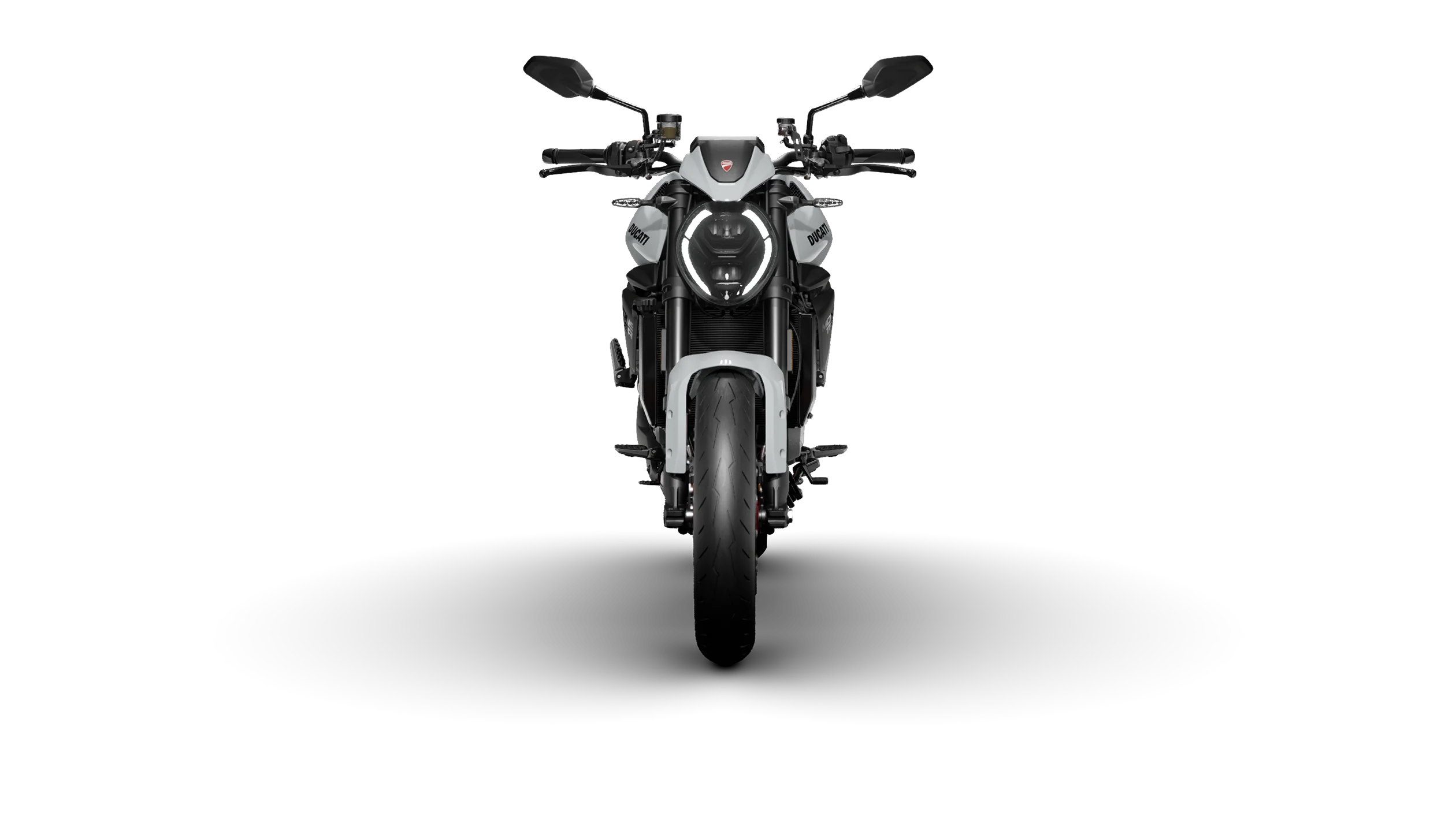 2026 Ducati Monster Plus - Iceberg White - Image 3