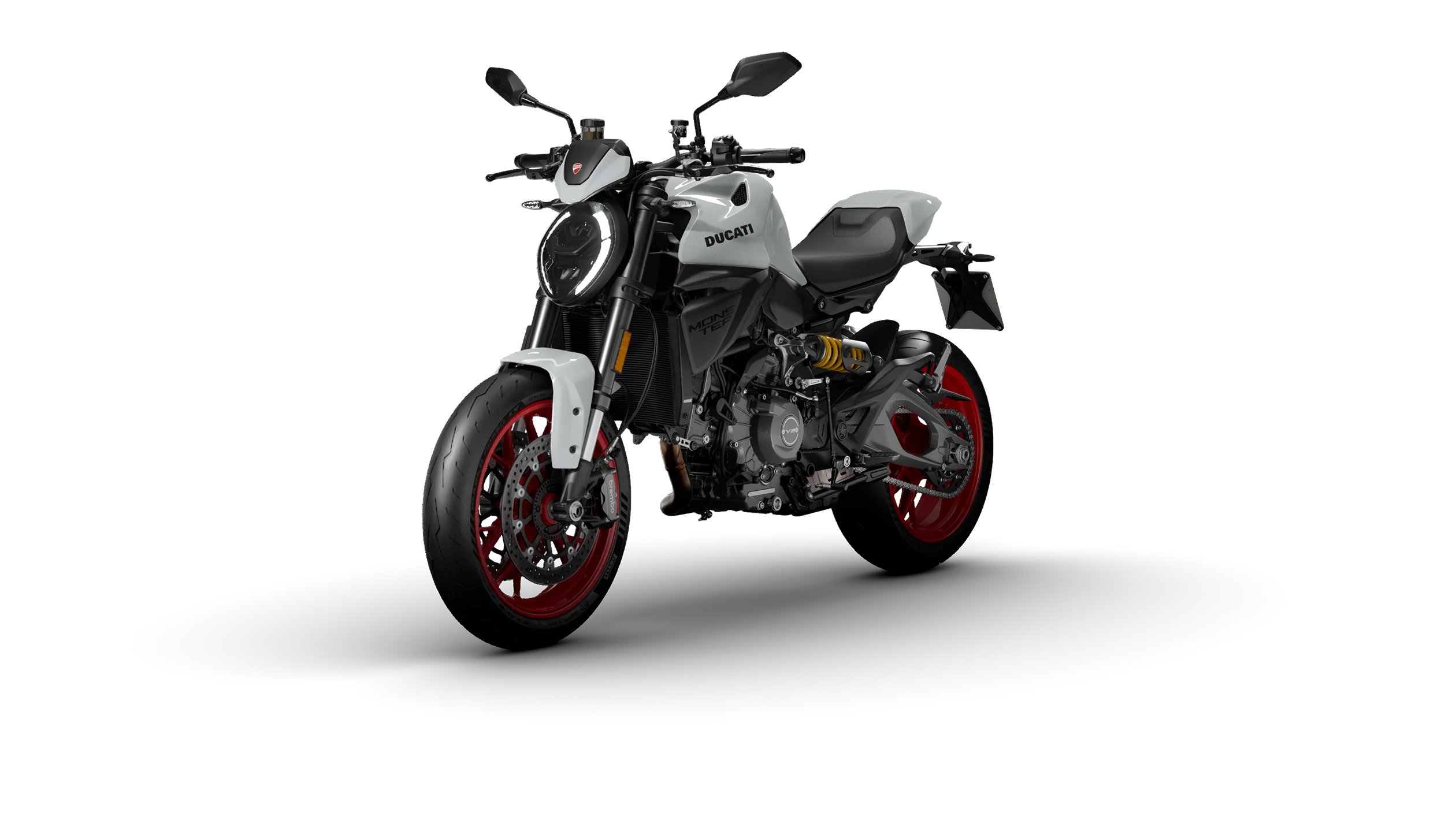 2026 Ducati Monster Plus - Iceberg White - Image 4