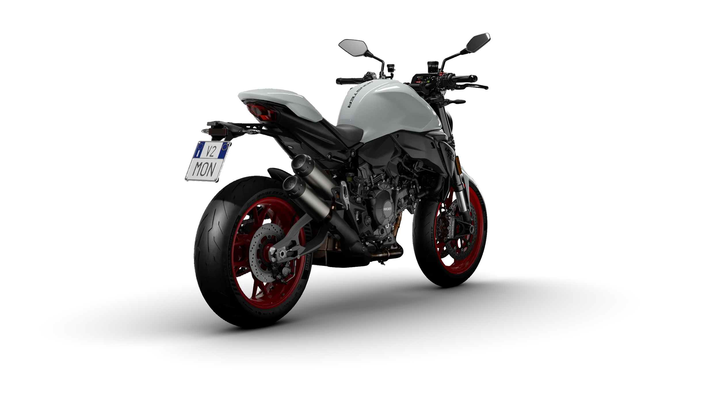 2026 Ducati Monster Plus - Iceberg White - Image 8