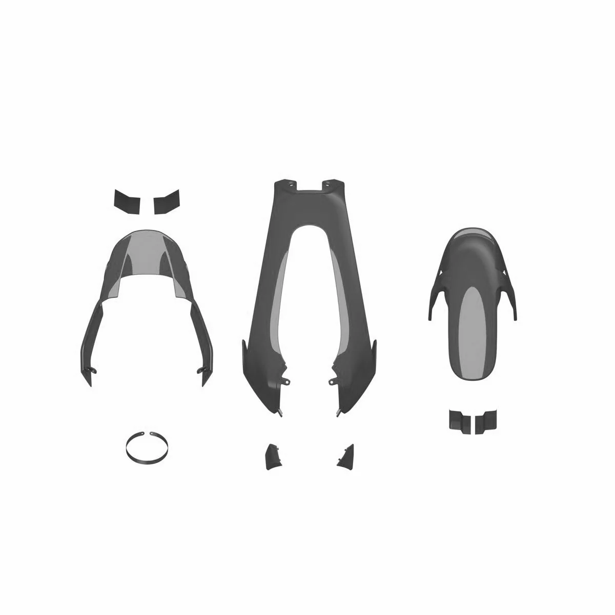 97181131AD - Scrambler Icon painted bodywork kit - VELVET RED - Image 2