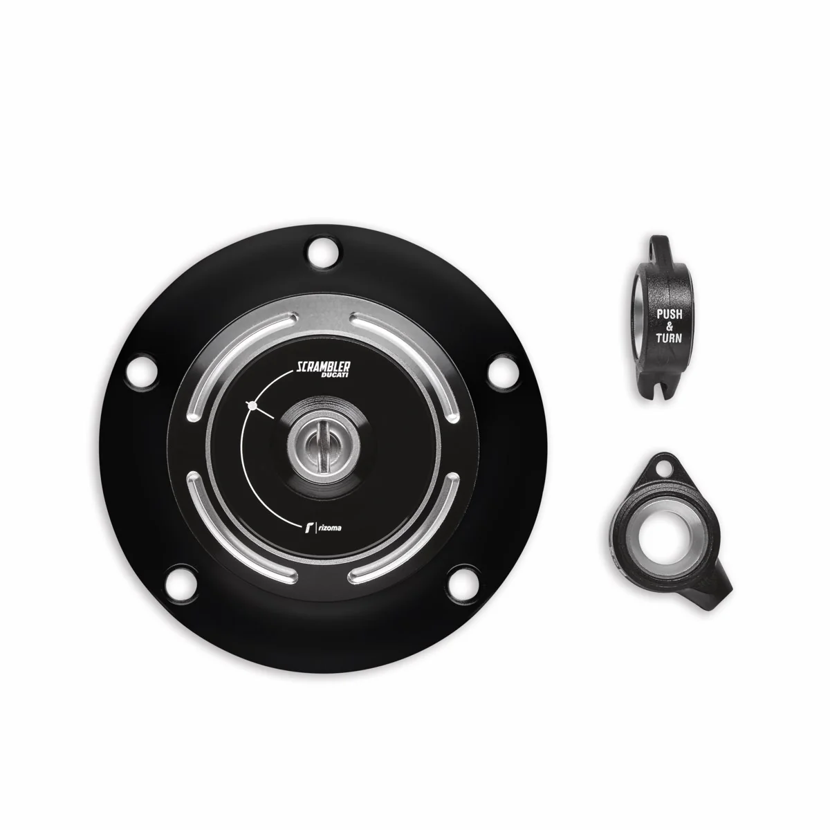 97780072AB - Billet aluminum tank cap - Black