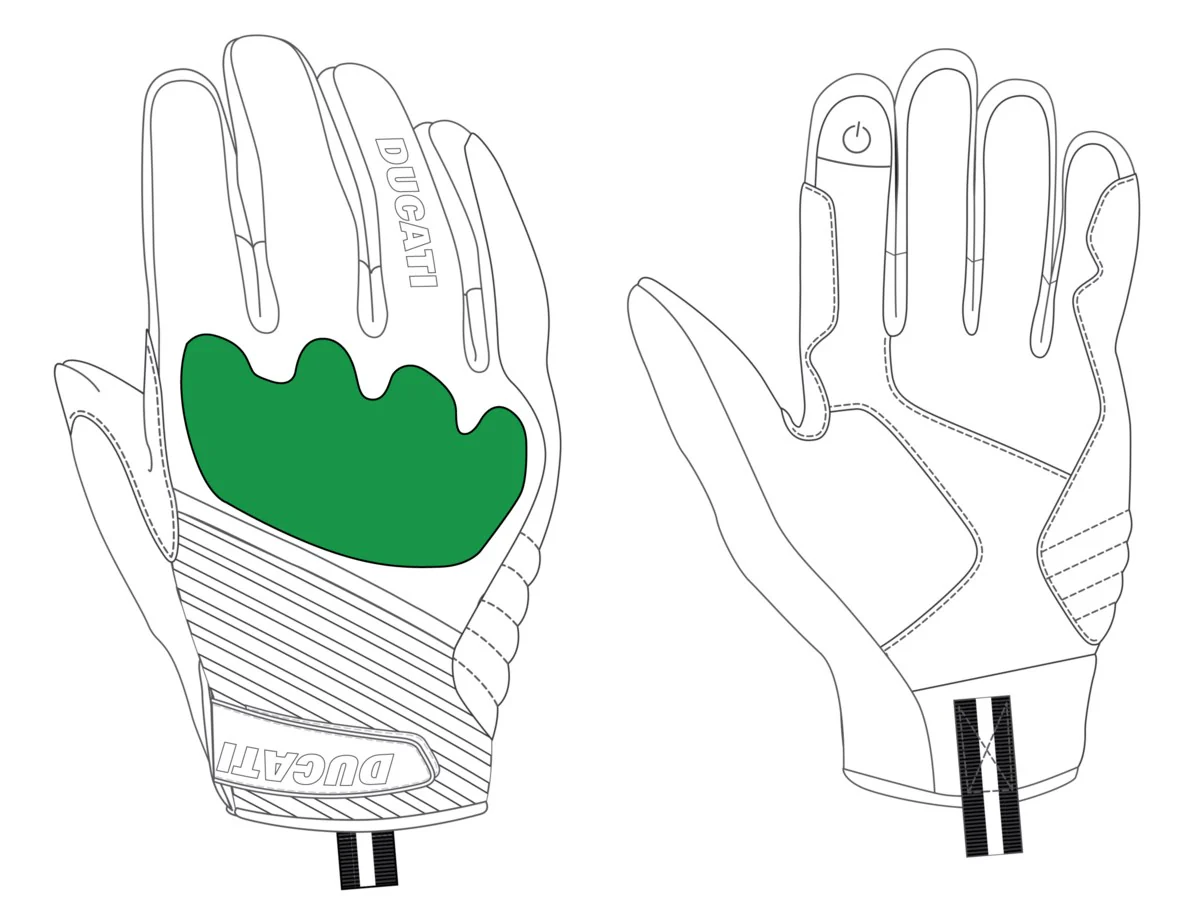 98107706 - Ducati Overland C4 Gloves - Image 2