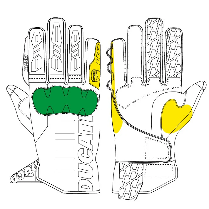 98109249 - Atacama C3 Fabric-leather gloves - Image 2