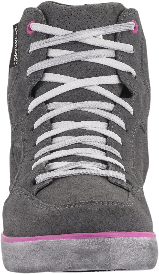 Alpinestars - J-6 Waterproof Women's Shoes - Gray/Pink - Image 3