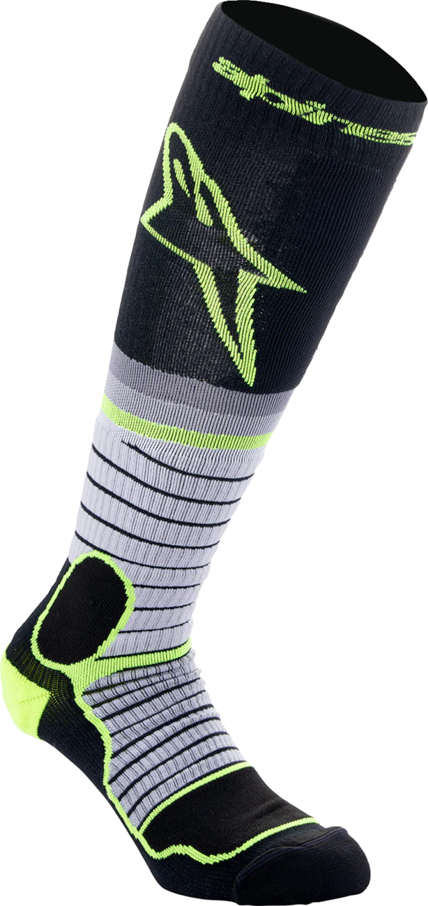 Alpinestars - MX Pro Socks - Black/Gray/Yellow