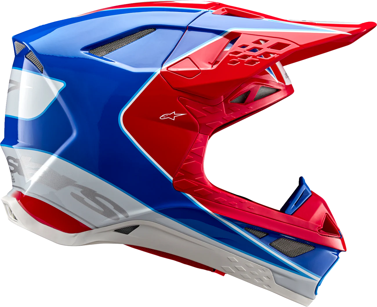 Alpinestars - Supertech M10 Helmet - Aeon - MIPS® - Gloss Bright Red/Blue - Image 5