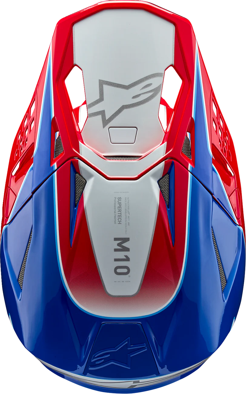 Alpinestars - Supertech M10 Helmet - Aeon - MIPS® - Gloss Bright Red/Blue - Image 7