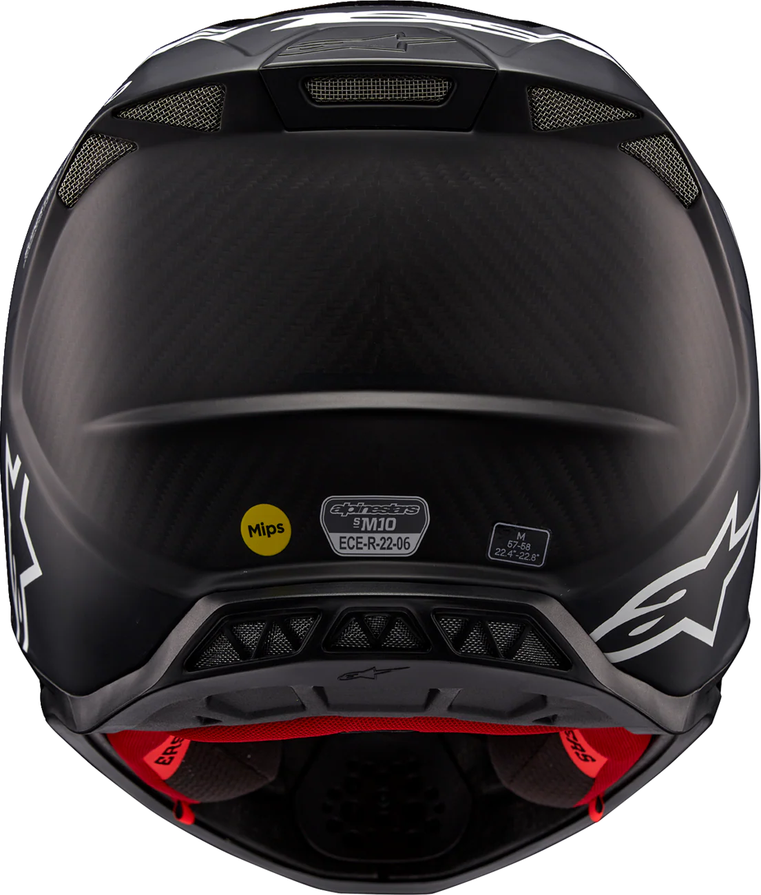 Alpinestars - Supertech M10 Helmet - Flood - MIPS® - Black/Dark Gray - Image 3