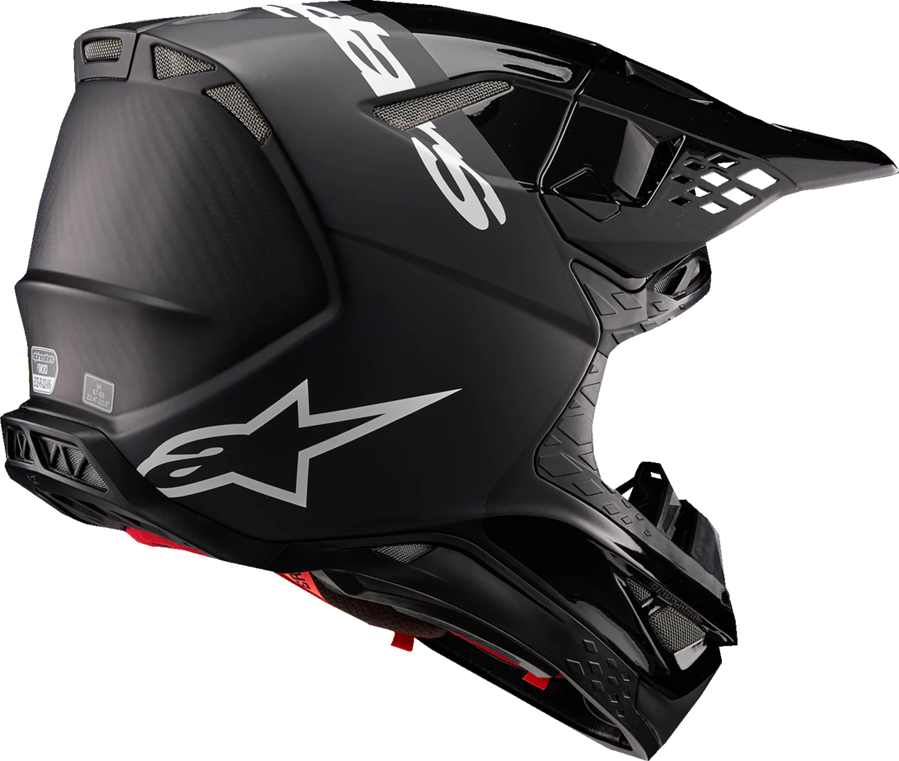 Alpinestars - Supertech M10 Helmet - Flood - MIPS® - Black/Dark Gray - Image 4