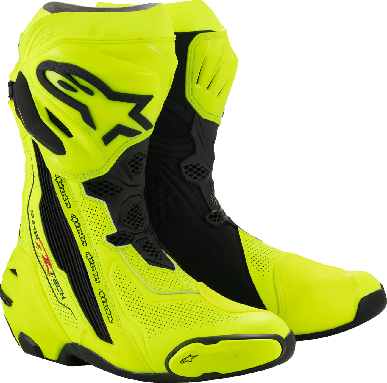Alpinestars - Supertech R Vented Boots - Fluorescent Yellow/Black