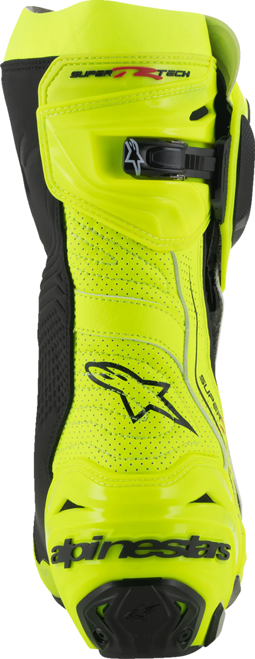 Alpinestars - Supertech R Vented Boots - Fluorescent Yellow/Black - Image 3