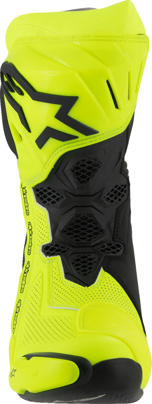 Alpinestars - Supertech R Vented Boots - Fluorescent Yellow/Black - Image 4