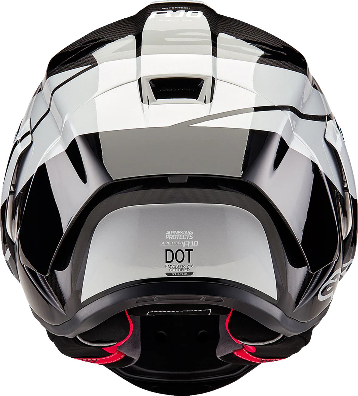 Alpinestars - Supertech R10 Helmet - Element - Carbon/Silver/Black - Image 3