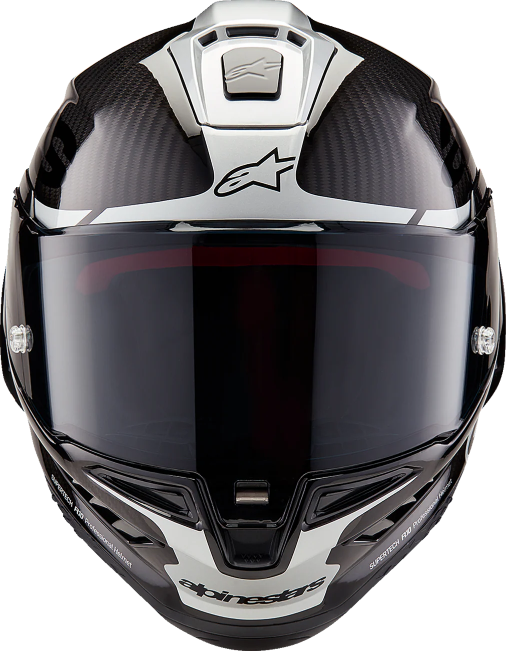 Alpinestars - Supertech R10 Helmet - Element - Carbon/Silver/Black - Image 6