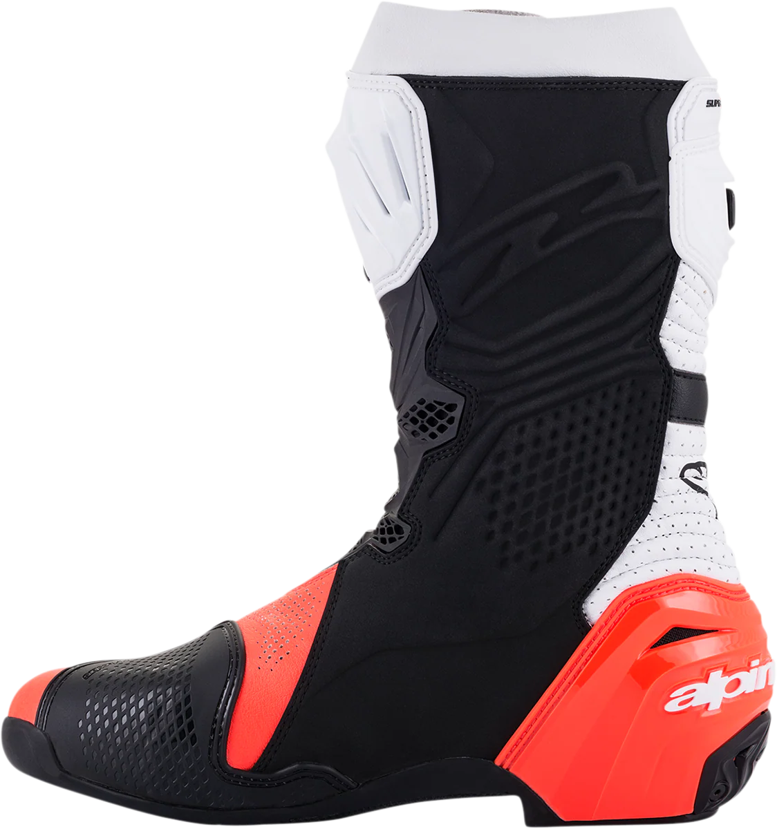 Alpinestars - Supertech V Boots - Black/Fluo Red/White - Image 2