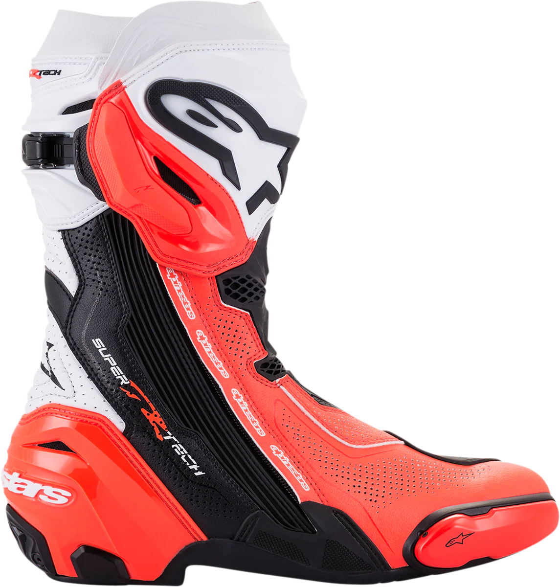 Alpinestars - Supertech V Boots - Black/Fluo Red/White - Image 7