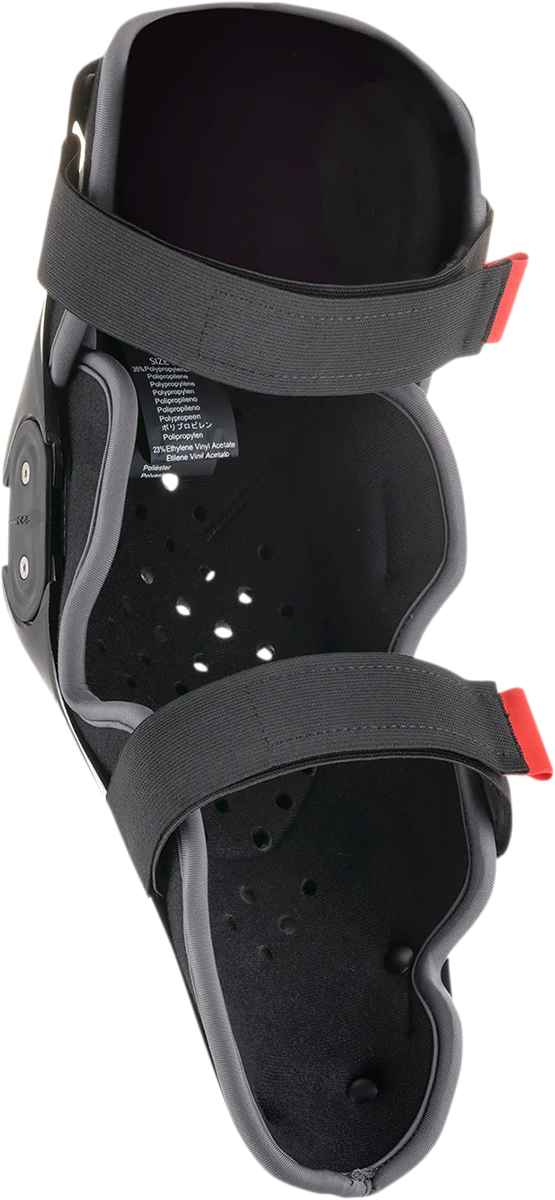 Alpinestars - SX-1 v2 Knee Guards - Black/Red - Image 2