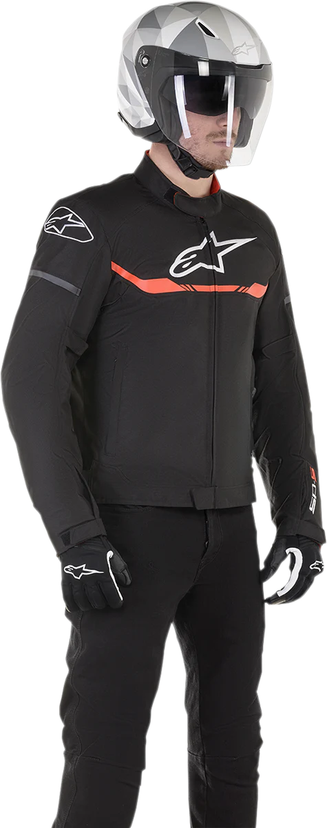 Alpinestars - T-SP S Waterproof Jacket - Black/Red Fluo - Image 2