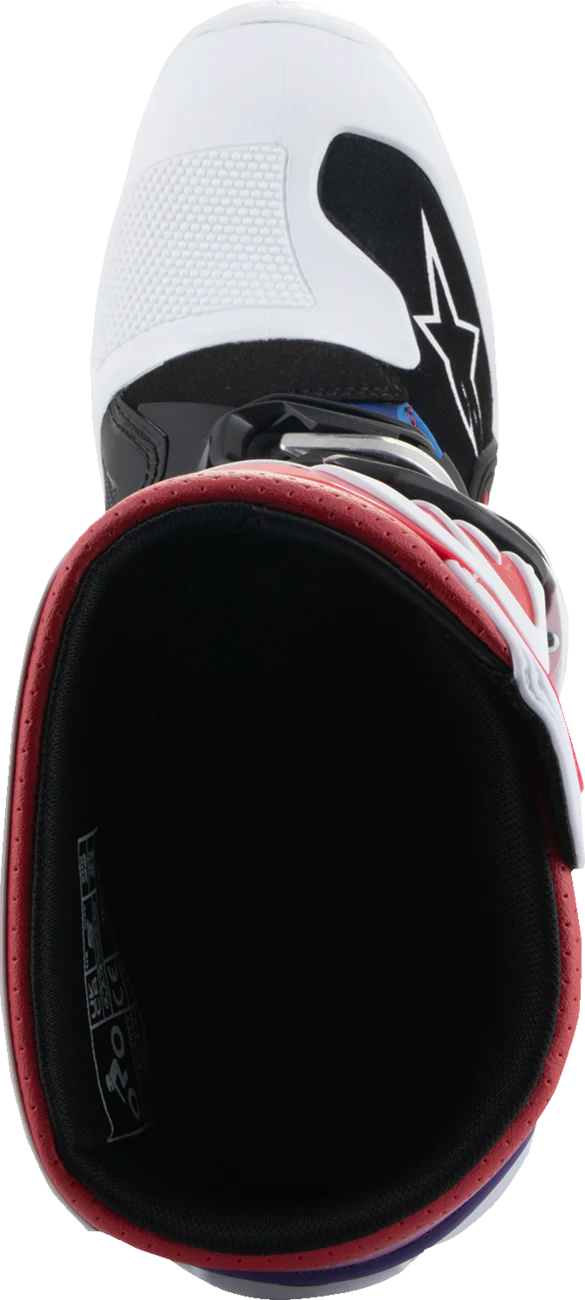 Alpinestars - Youth Tech 7S Boots - White/Black/Rainbow - Image 5