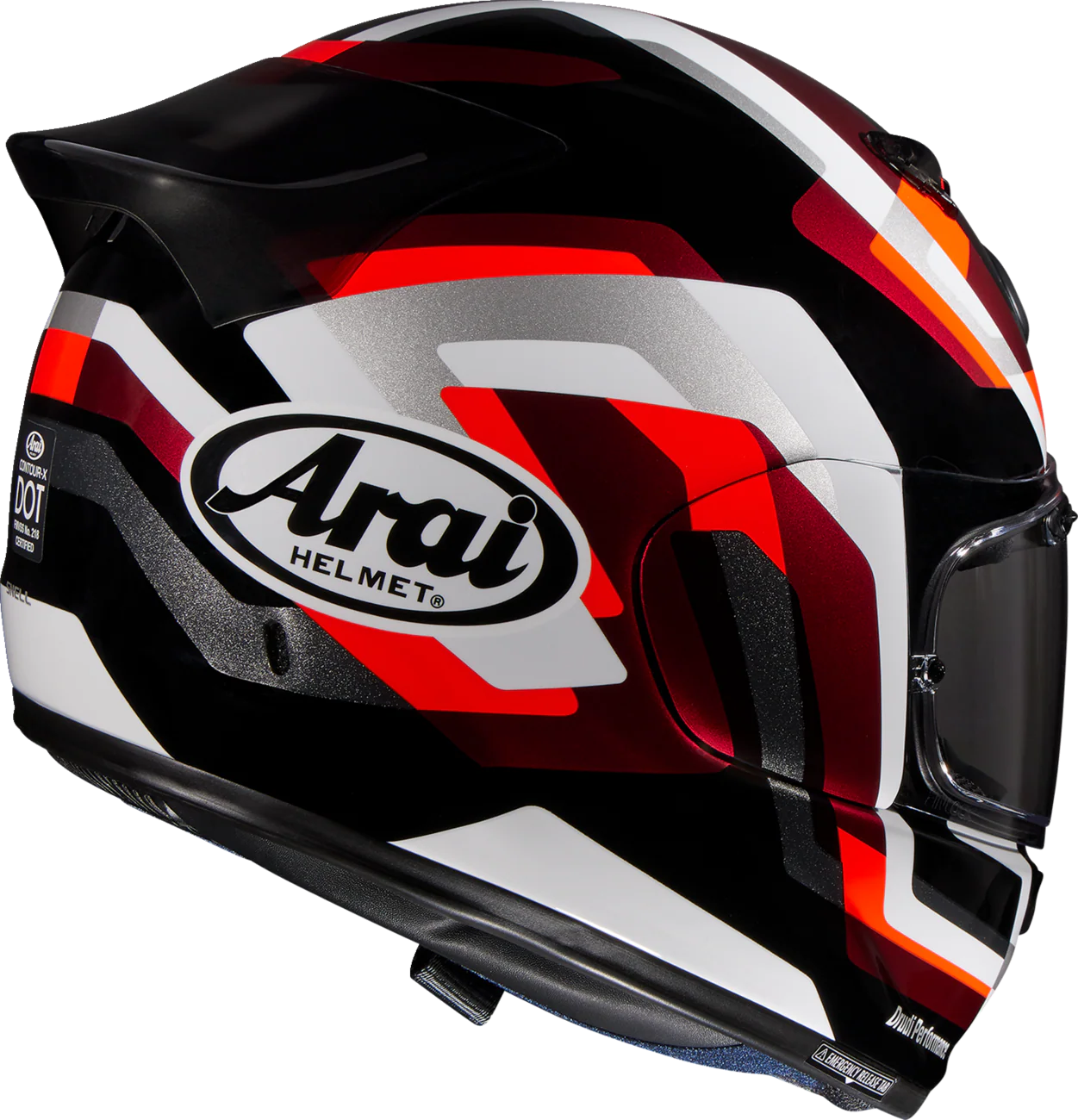 Arai Helmets - Contour-X Helmet - Snake - Red - Image 11