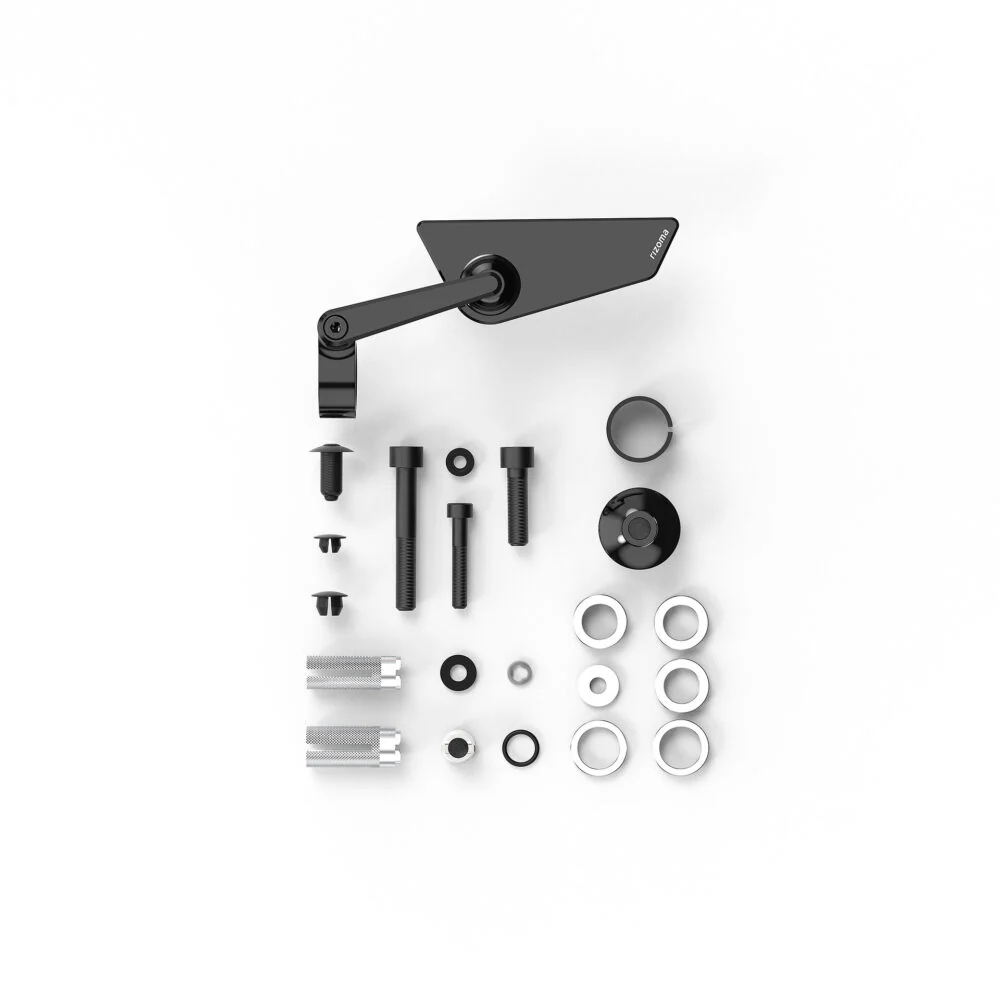 BS295 - RIZOMA - CUT-EDGE End Mount Mirror - RIGHT - Image 4