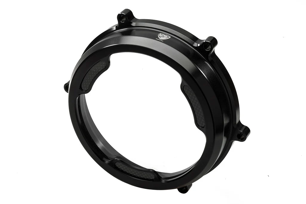 CA201 - CNC Racing Clear Wet Clutch Cover With Carbon Inlay for the Ducati Panigale 1299/1199/959  Superleggera (and 899 too with modification) - Image 2