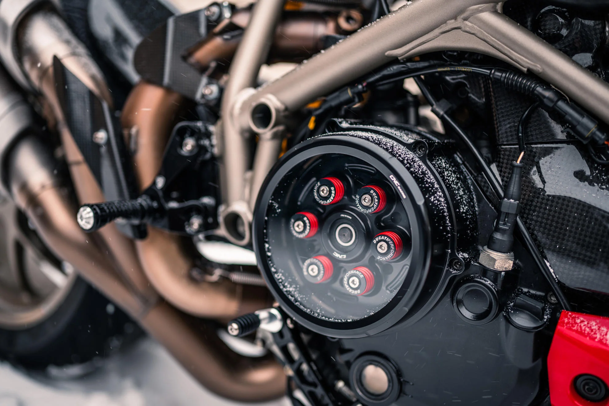 CA400 - CNC Racing Ducati Dry Clutch (All Models) Clear Clutch Cover - Image 3
