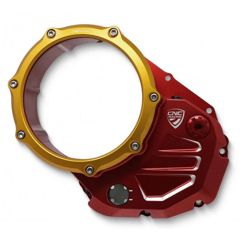 CA503 - CNC Racing Clear Wet Clutch Cover for the Ducati Hypermotard 821 (2015) / 939 / 950, Multistrada 950, Supersport /S, Monster 821, Scrambler 1100 - Image 12