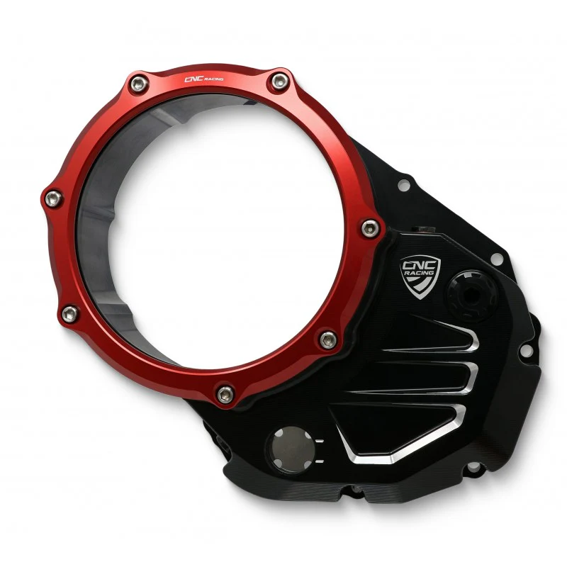 CA504 - CNC Racing Clear Wet Clutch Cover for the Ducati Monster 937 and Multistrada V2 - Image 5