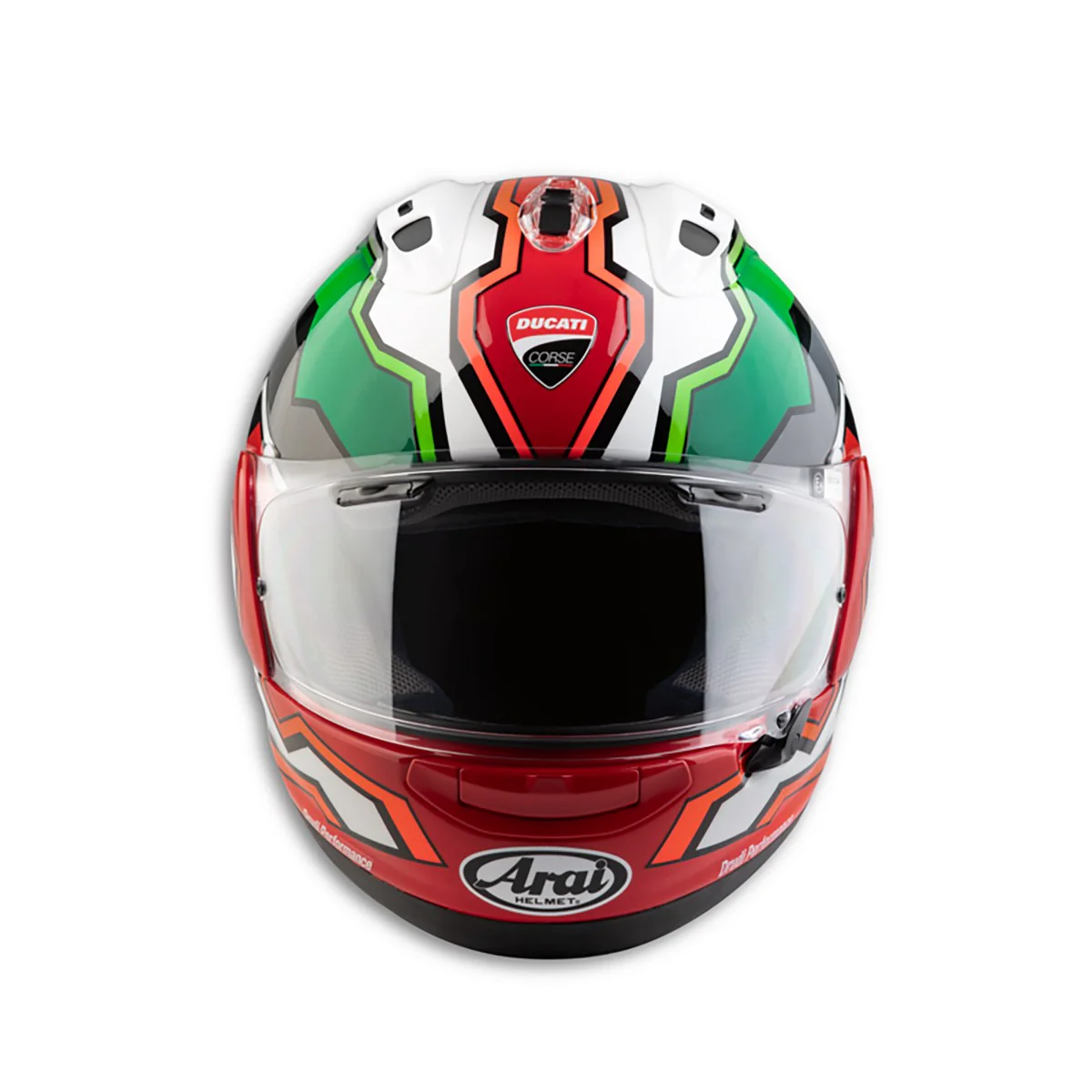 CLOSEOUT OS - Ducati Corse V8 Flag Full-face helmet - Size XXL