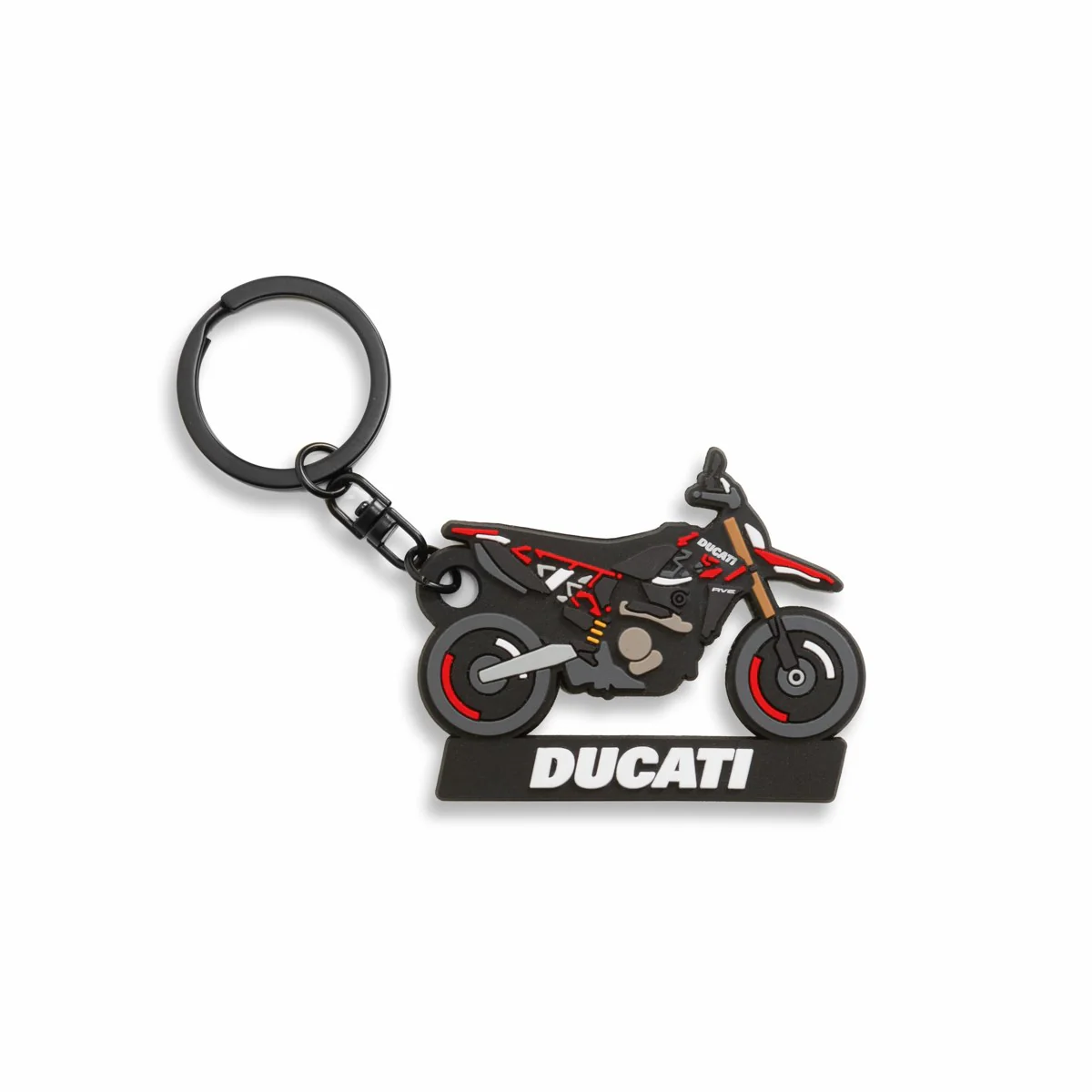 CLOSEOUT OS - Ducati HYM Rubber Key Ring