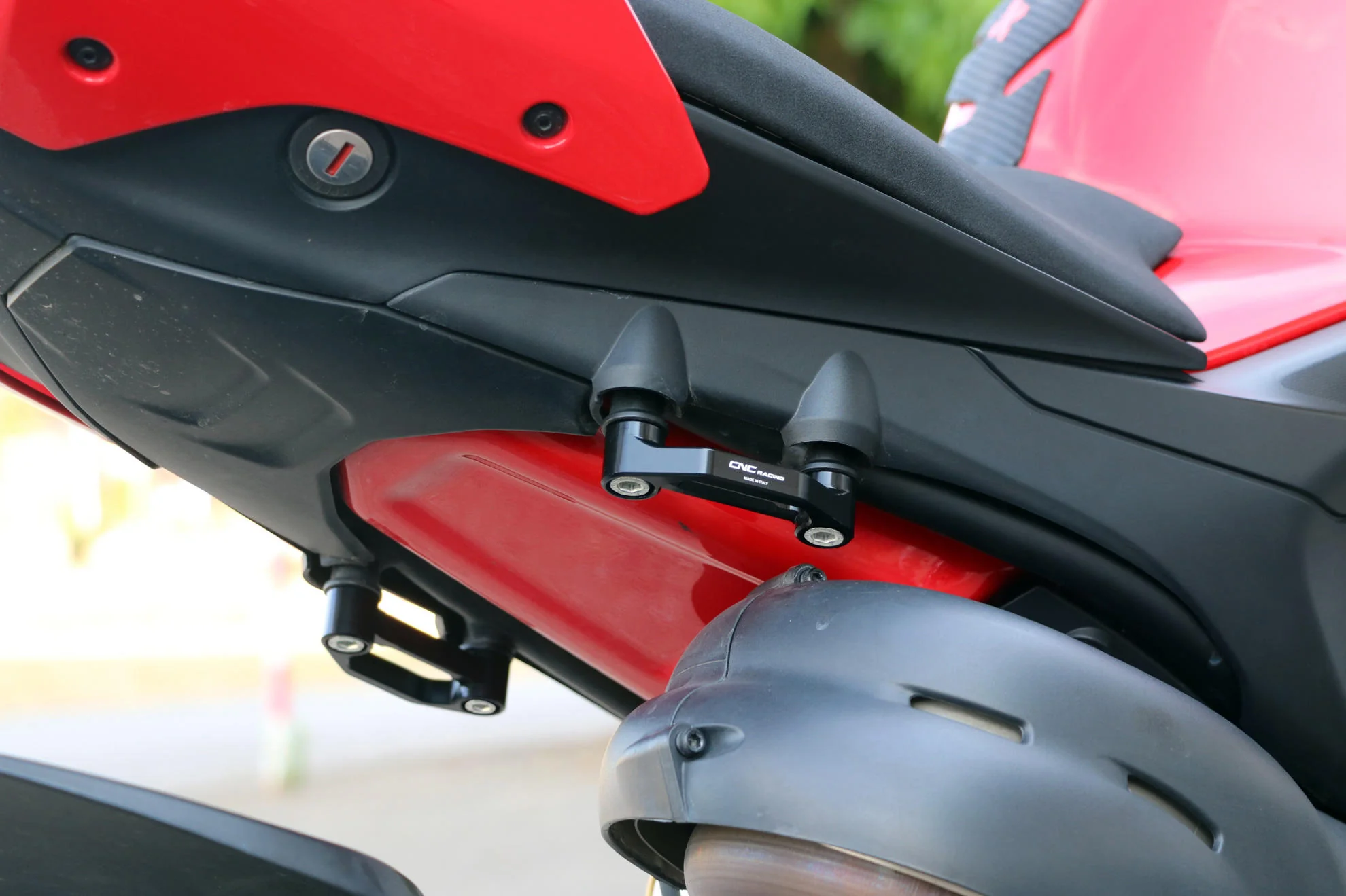 CNC Racing Passenger Rearset / Foot peg Blanking Plate Set / Racing Tie Down Hooks for Ducati Panigale / Streetfighter V4 - Image 7