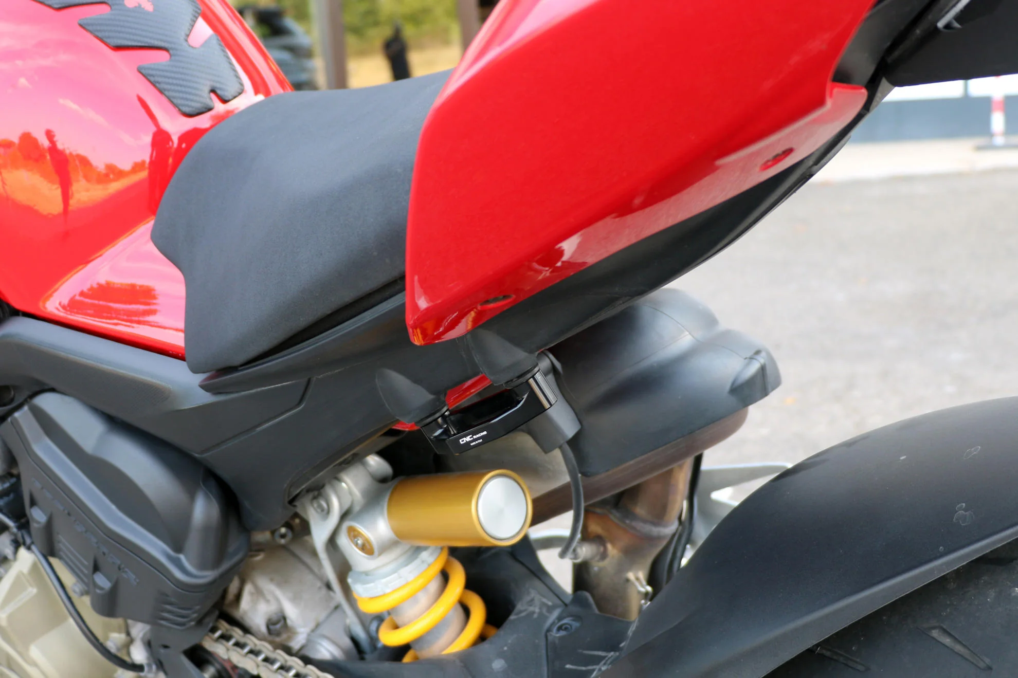 CNC Racing Passenger Rearset / Foot peg Blanking Plate Set / Racing Tie Down Hooks for Ducati Panigale / Streetfighter V4 - Image 8
