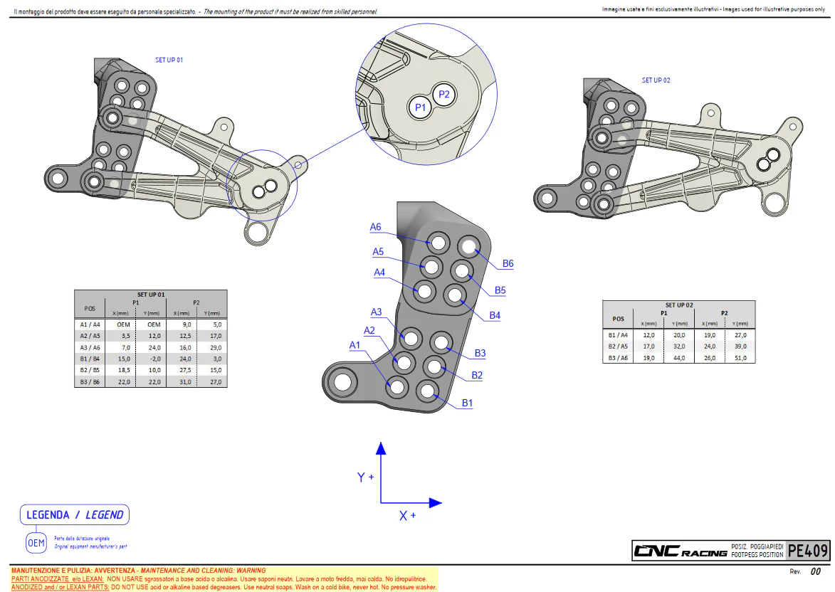 CNC Racing PRAMAC RACING LIMITED EDITION RPS Adjustable Rearset for the Ducati Streetfighter V4 - Image 2