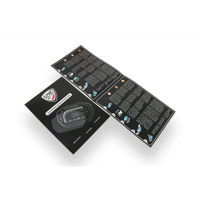 DP002N - CNC Racing Dashboard Screen Protector Kit for the 2015+ Ducati Multistrada 1200, 1260, & 950 - Image 2