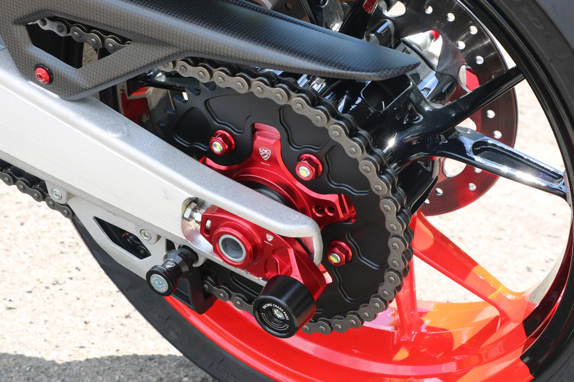 FC252 - CNC Racing Aluminum Rear Sprocket Carrier for Ducati Hypermotard 698 Mono / Monster 937/821/797, Scrambler 400/800, Panigale 959/899 - Image 8