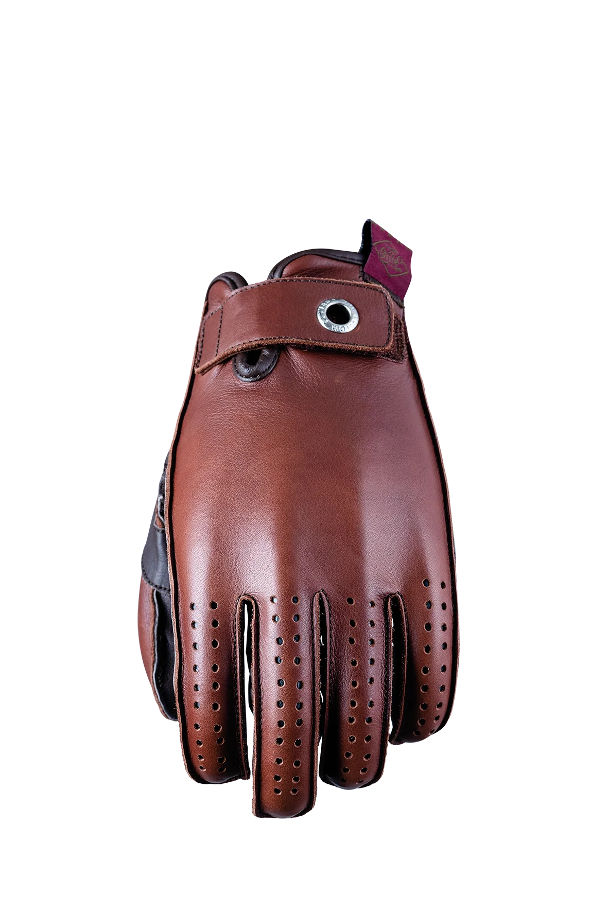 FIVE GLOVES - COLORADO WOMAN - BURGUNDY/BROWN