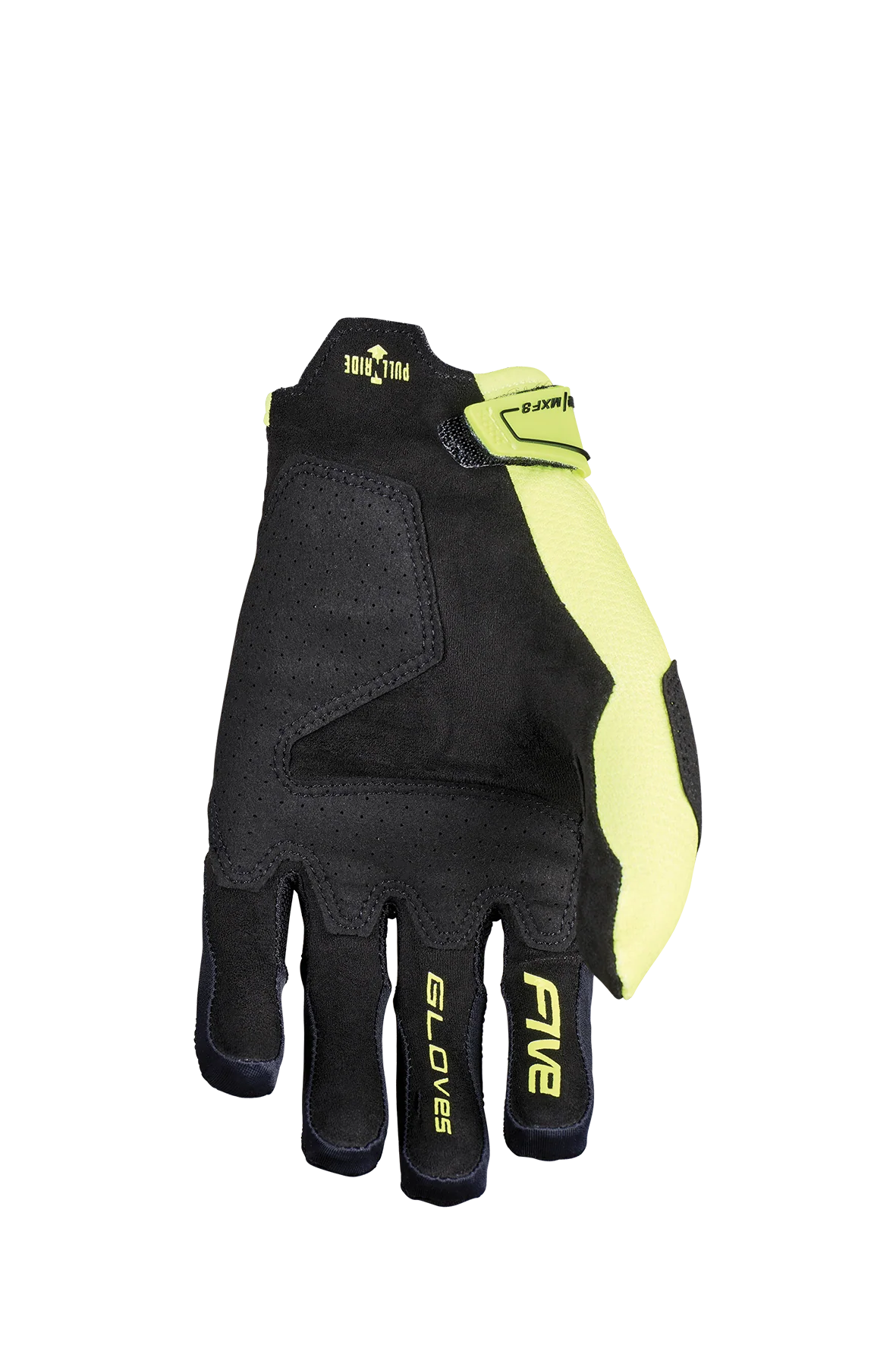 FIVE GLOVES - MXF3 EVO - BLACK/FLUO YELLOW - Image 2