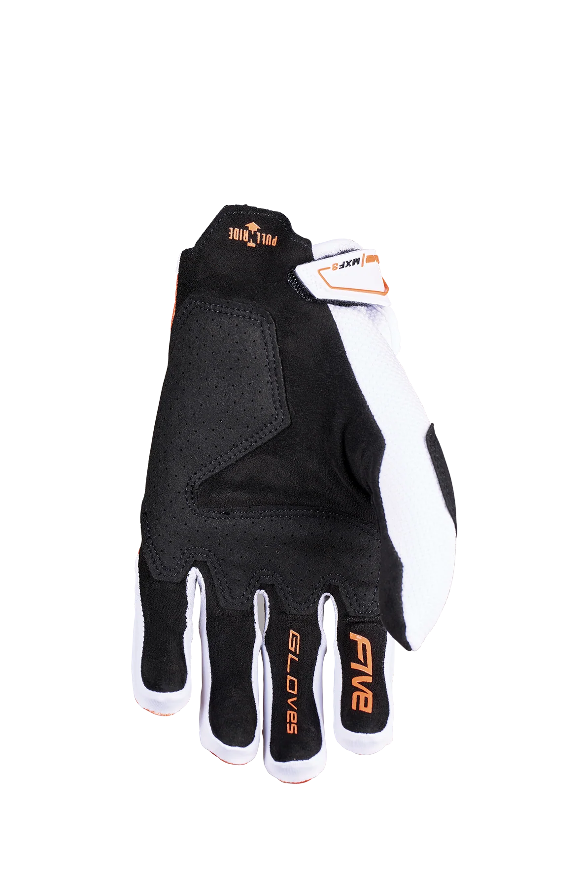 FIVE GLOVES - MXF3 EVO - ORANGE/WHITE - Image 2
