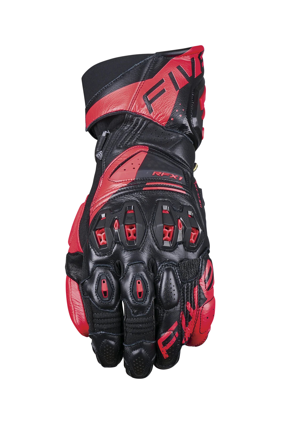 FIVE GLOVES - RFX1 EVO - BLACK/FLUO RED
