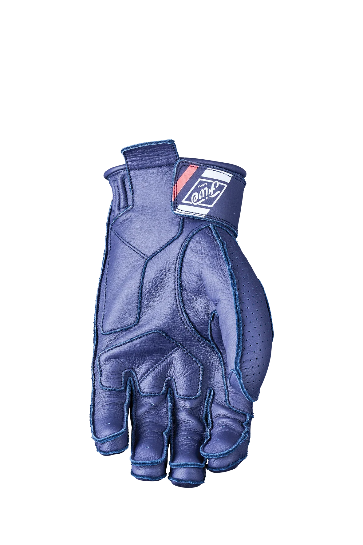 FIVE GLOVES - TEXAS EVO - BLUE/FLUO RED - Image 2