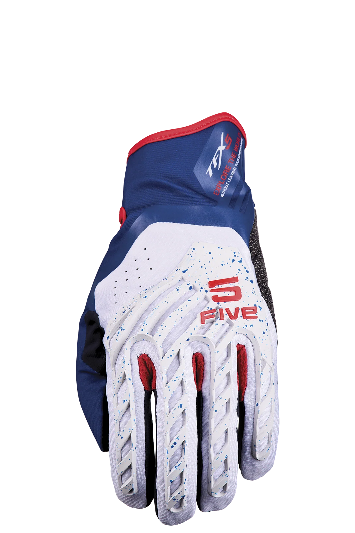 FIVE GLOVES - TFX5 - Grey/Blue/Red
