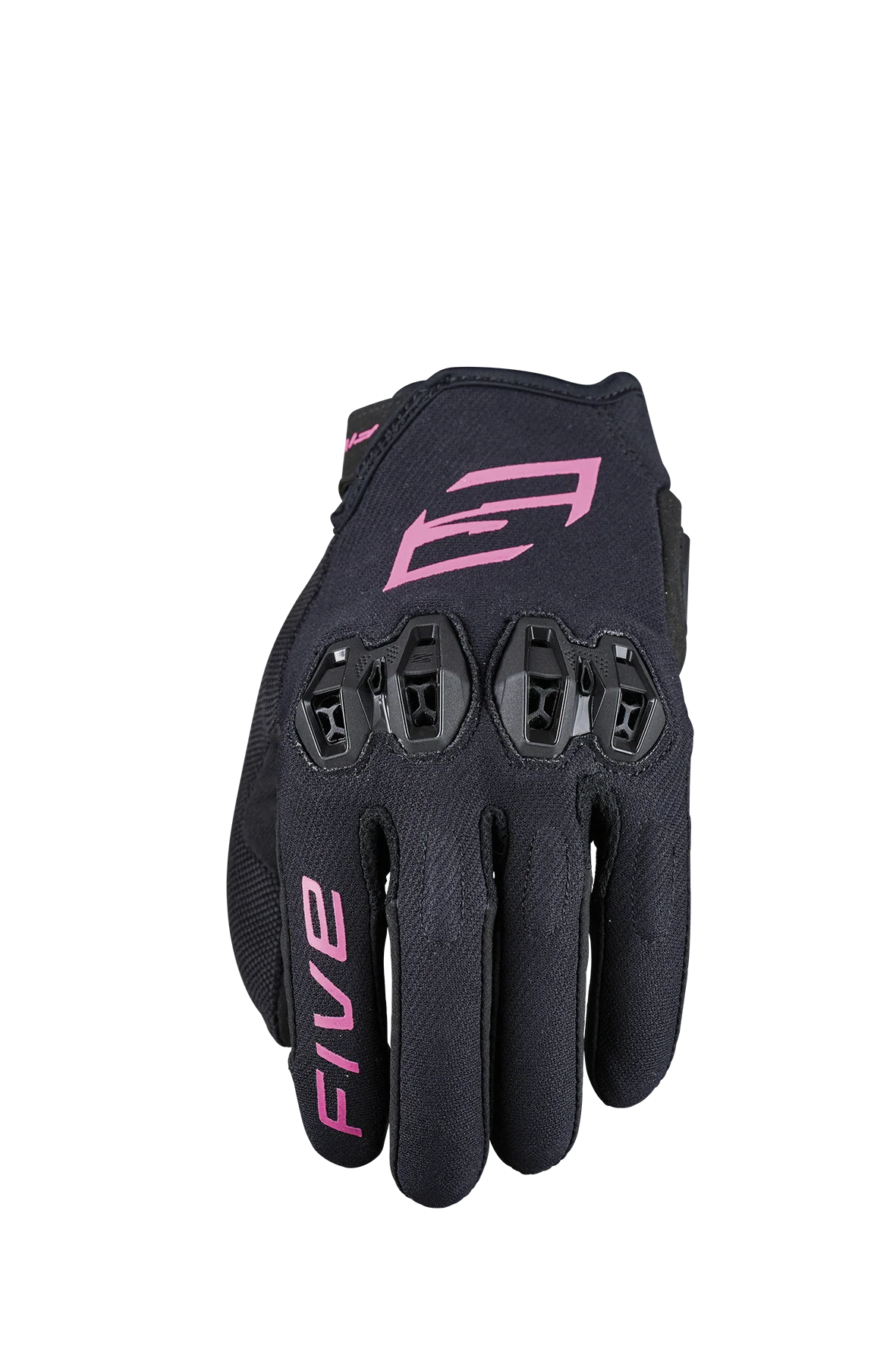 FIVE GLOVES - TRICKS WOMAN - BLACK/FLUO PINK