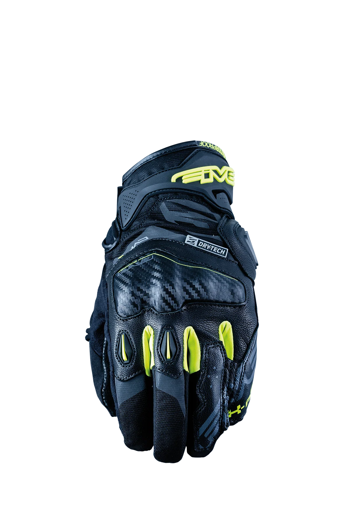 FIVE GLOVES - X-RIDER WP 2021 - BLACK/FLUO YELLOW