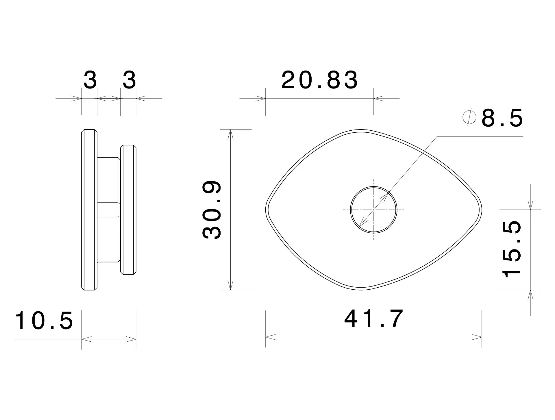 FR247 - RIZOMA - Mounting Kit To Fit Oem Plate Support - Image 2