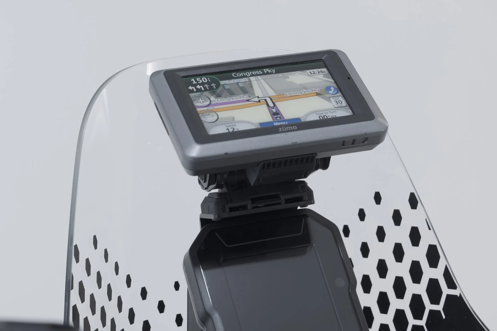 GPS.22.995.10000/B - SW-MOTECH - GPS mount for cockpit -  Ducati DesertX (22-) / Rally (23-) - BLACK - Image 3