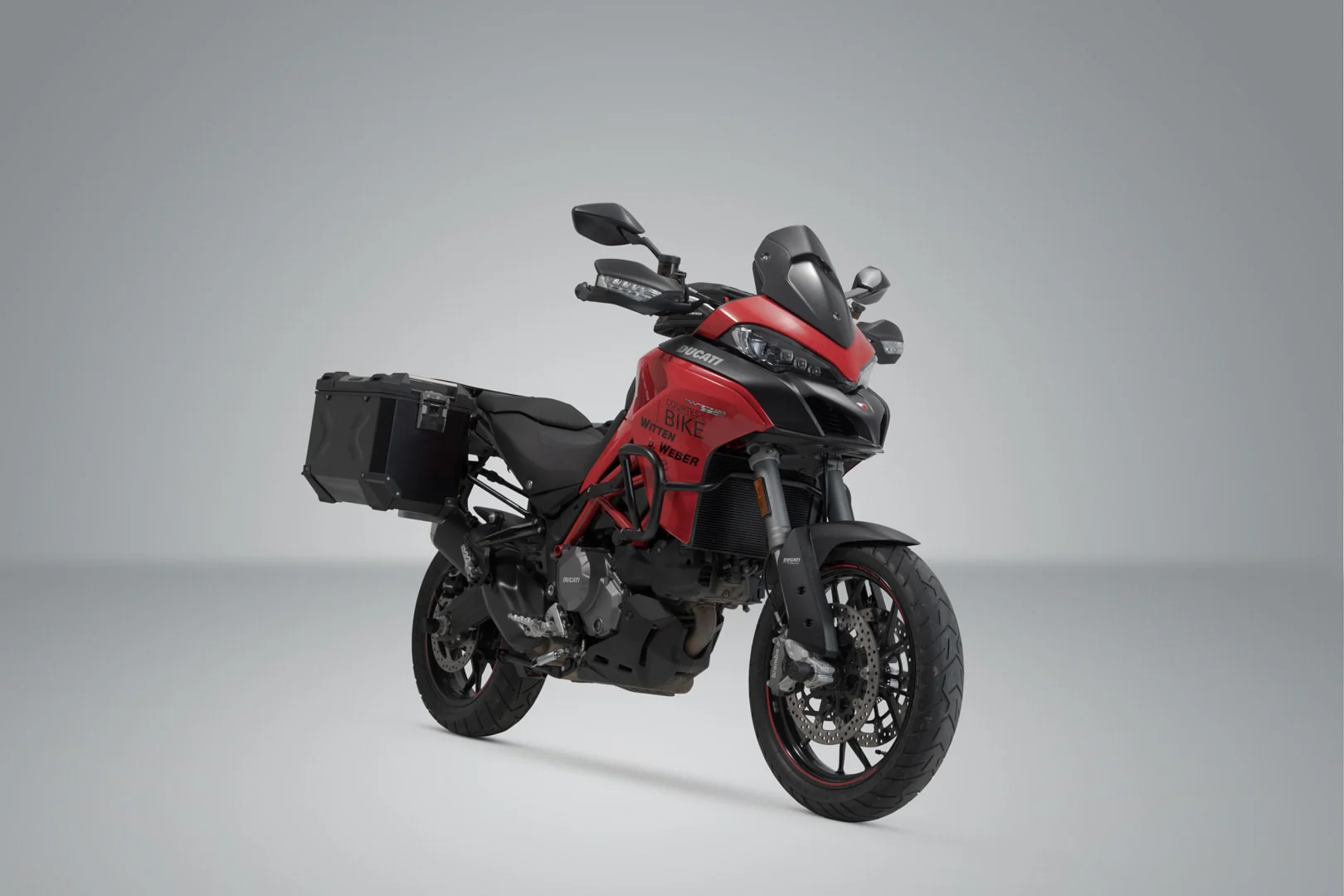 KFT.22.114.70002/B - SW-MOTECH - TRAX ADV aluminum case system - 37/37 l Multistrada 1200/ 1260/ 950/ V2 - BLACK - Image 2