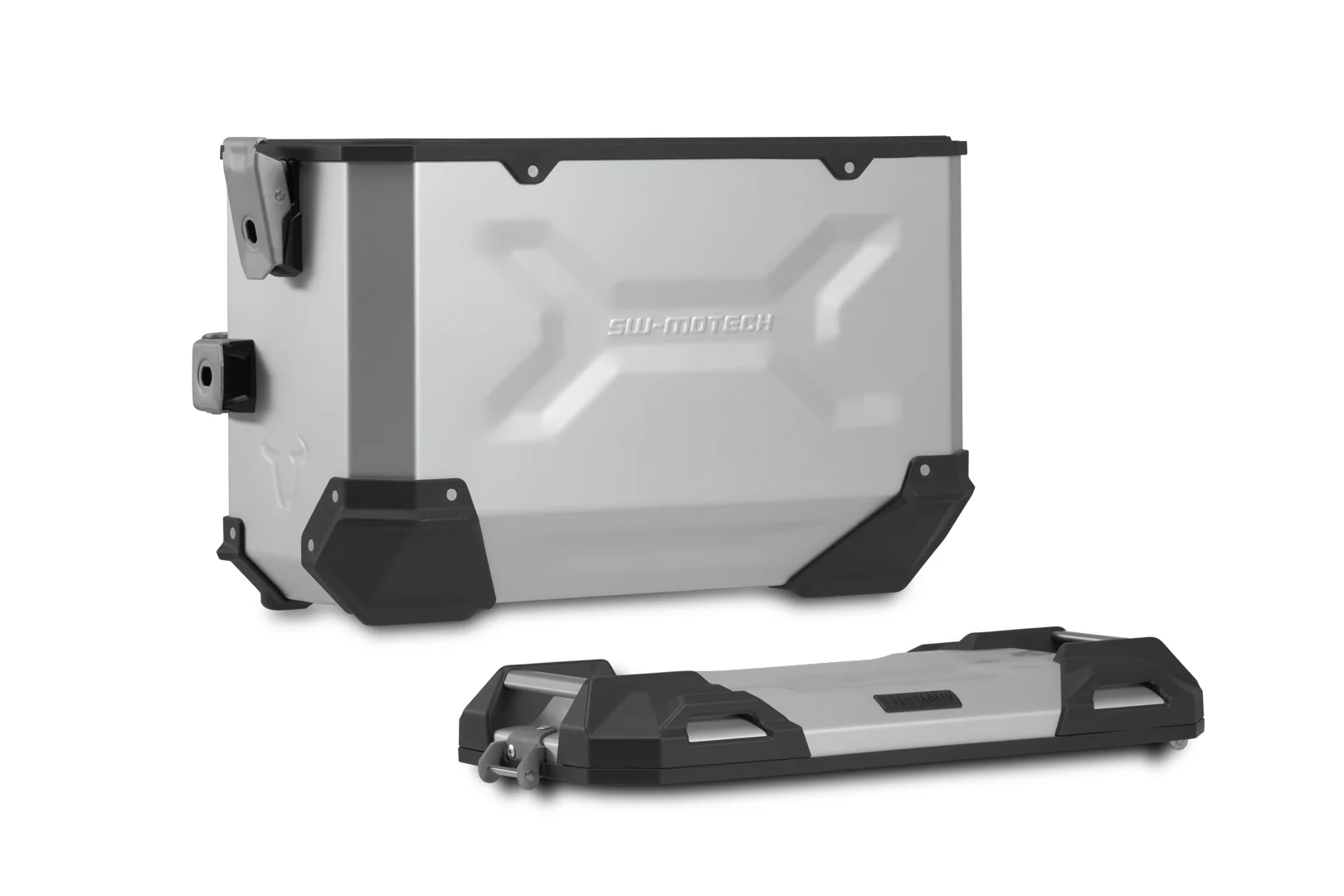 KFT.22.995.70100/S - SW-MOTECH - TRAX ADV aluminum case system US model -  45/37L Ducati DesertX (22-)/ Rally (23-) - SILVER - Image 5