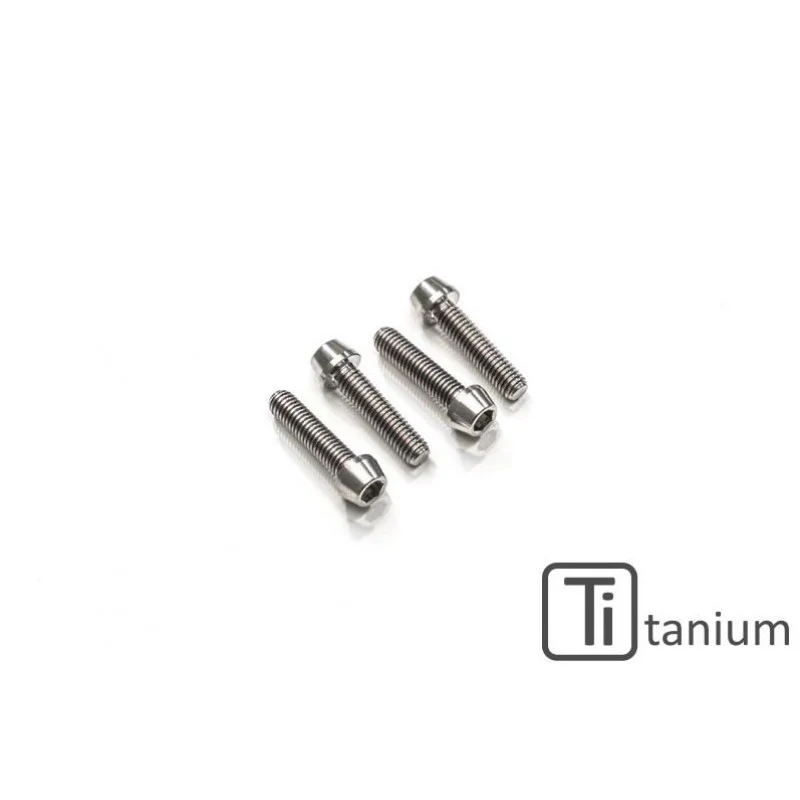 KV394X - CNC Racing Titanium Bolt kit for Streetfighter, Scrambler Handlebar top clamp, Lower Triple clamp for Scrambler / 1198/1098/848 Or Front axle clamp for Panigale S/R / Superleggera (4) M8x25