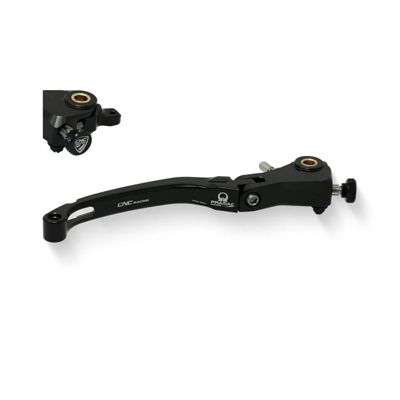 LBR04 - CNC Racing PRAMAC RACING LIMITED EDITION Billet RACE Folding Adjustable Brake Lever for Ducati / MV Agusta F4 RR/RC - 190mm - Image 2
